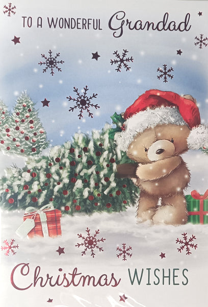 Grandad Christmas - Bear Pulling Tree