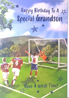 Grandson Birthday - Boys Playing Football
