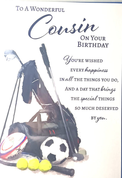 Cousin Birthday - Sports Golf Bag