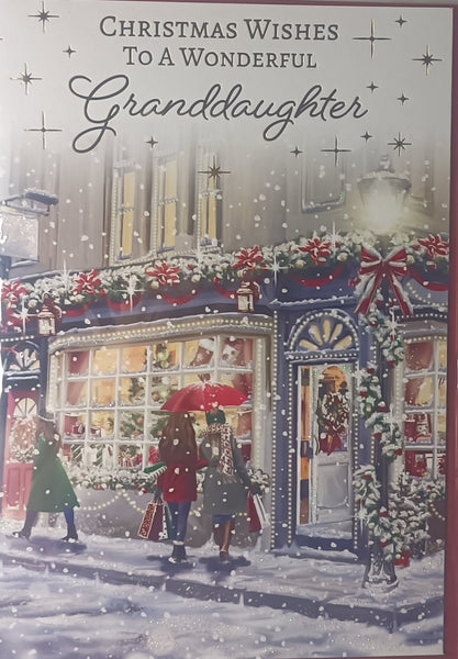 Granddaughter Christmas - Ladies At Window