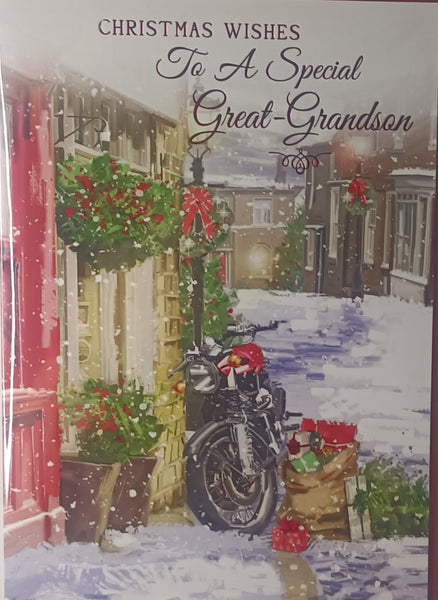 Great Grandson Christmas - Motorbike & Gifts