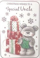 Uncle Christmas - Bear Holding Gift