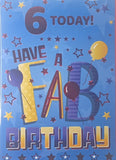 6 Boy Birthday - Fab Birthday