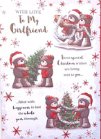 Girlfriend Christmas - Large Cute 3 Bear Couples