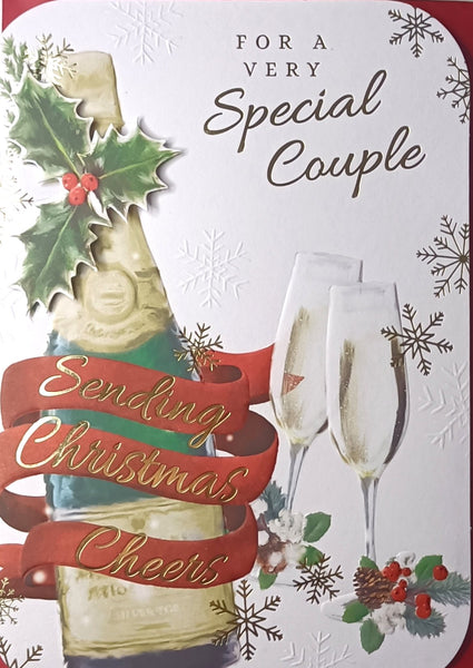 Special Couple Christmas - Champagne Bottle & Glasses