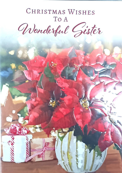 Sister Christmas - Flowers In White Pot