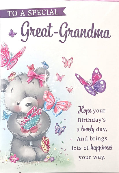 Great Grandma birthday - Cute Butterflies Special