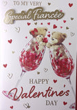 Valentine's Fiancee - Cute Champagne Glasses