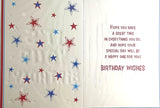 17  Boy Birthday - Red & Blue Stars