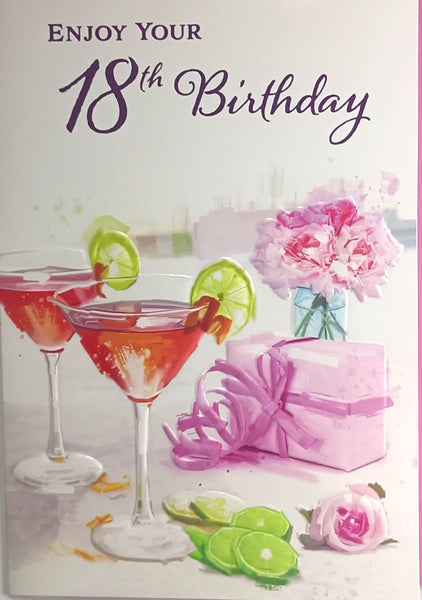 18 Birthday Female - Cocktails & Gifts