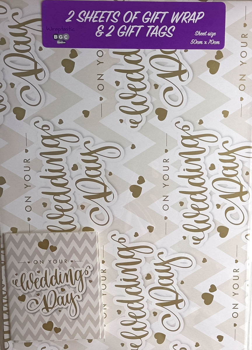 Wedding Day Wrapping Paper Cards Delights