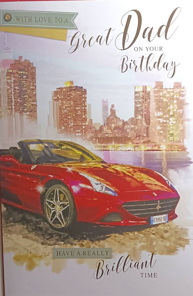 Dad Birthday - Red car