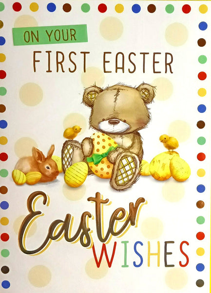 Easter Baby's 1st - Cute Yellow Eggs