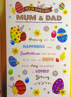 Easter Mum & Dad - Eggs & Words Special