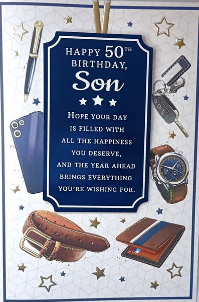 Son 50 Birthday - Belt & Wallet