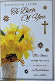 Easter To Both Of You - Religious Daffodils On Left