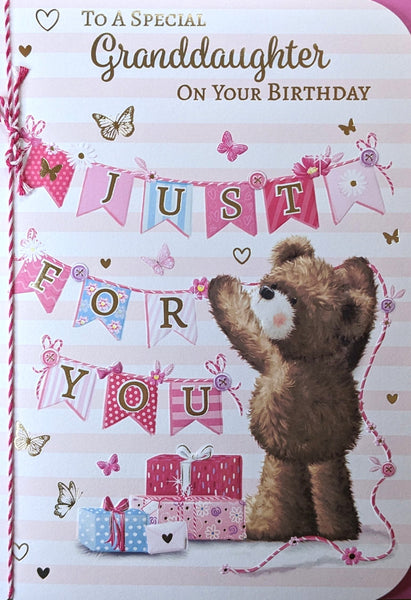 Granddaughter Birthday - Large Cute Just For You