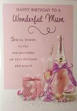 Mum Birthday - Pink Champagne