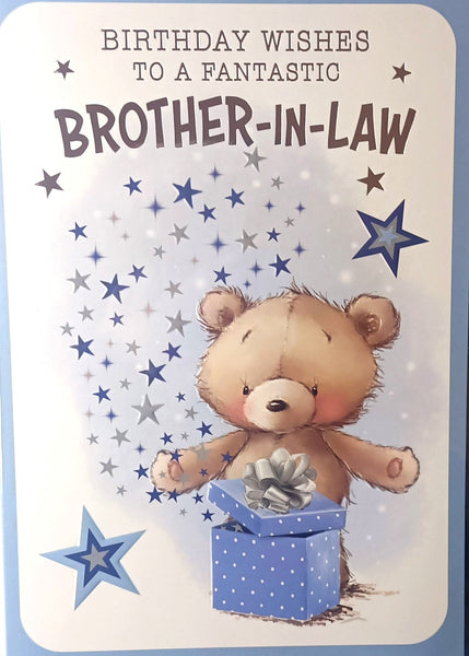Brother In Law Birthday - Cute Light Blue Box