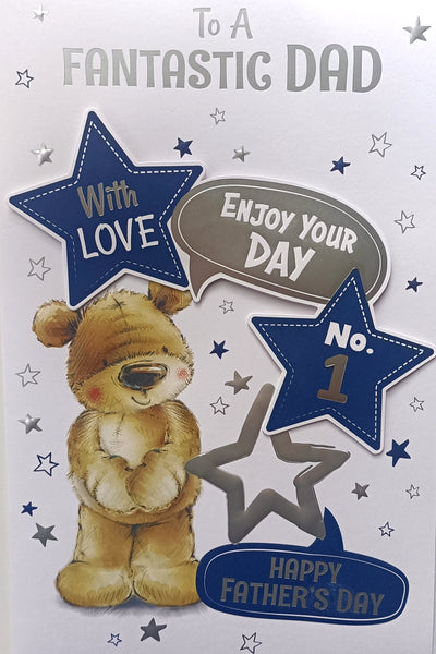 Father’s Day Dad - Large 8 Page Cute Stars
