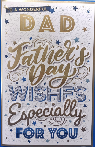 Father’s Day Dad - Large Traditional 8 Page Stars & Words
