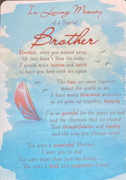 Grave Card Brother