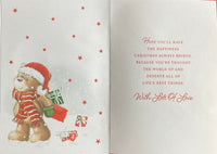 Uncle Christmas - Bear With Envelopes & Gifts