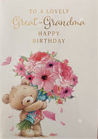 Great Grandma birthday - Cute bouquet left