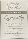 Sympathy Brother - With Deepest Sympathy
