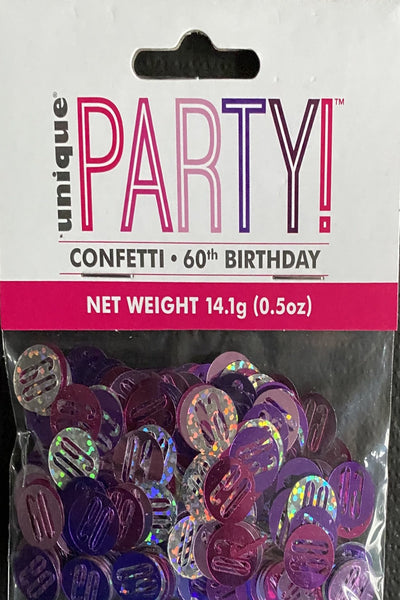 50 pink table confetti