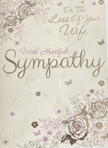Sympathy Wife - With Heartfelt Sympathy
