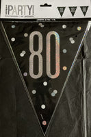 80 black bunting