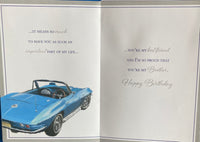 Brother Birthday - Large 8 Page  Words Car