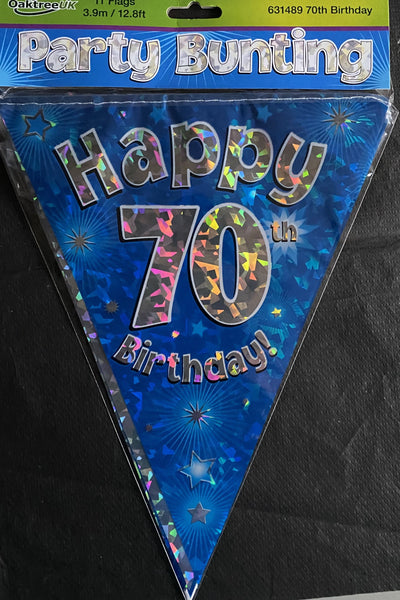 70 blue bunting