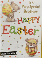 Easter Brother- Cute teddy holding egg