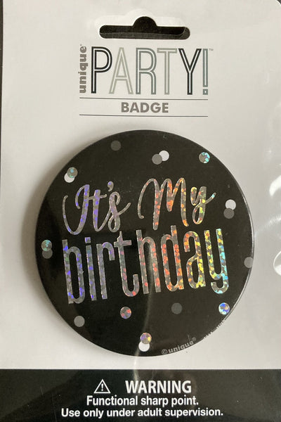 Happy Birthday black badge