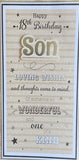 Son 18 Birthday - Large 8 Page