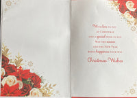 Mum Christmas -  Traditional Red Flowers