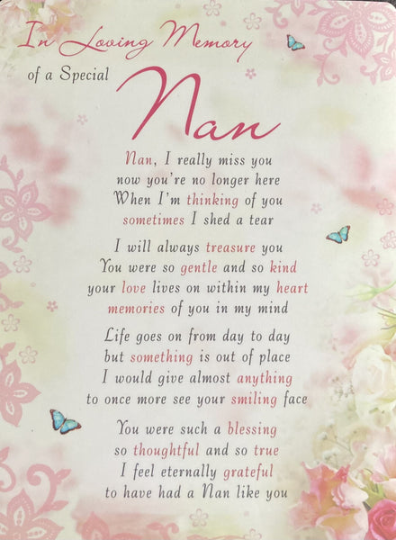 Grave Card Nan