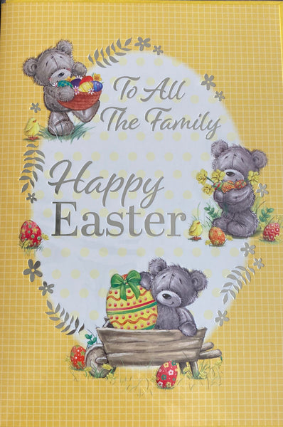 Easter To All The Family - Cute Happy Easter