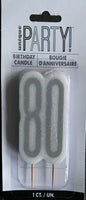 80 silver candle