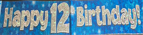 12 blue banner