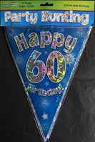 60 blue bunting