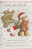 Uncle Christmas - Bear With Envelopes & Gifts