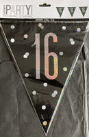 16 black bunting