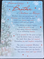 Brother Christmas grave card