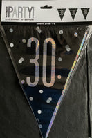 30 black bunting