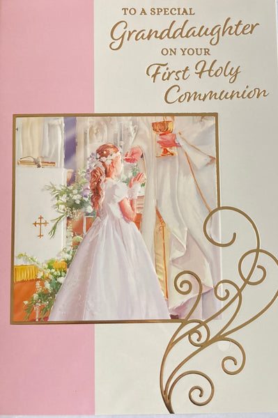 Communion Granddaughter - Girl left